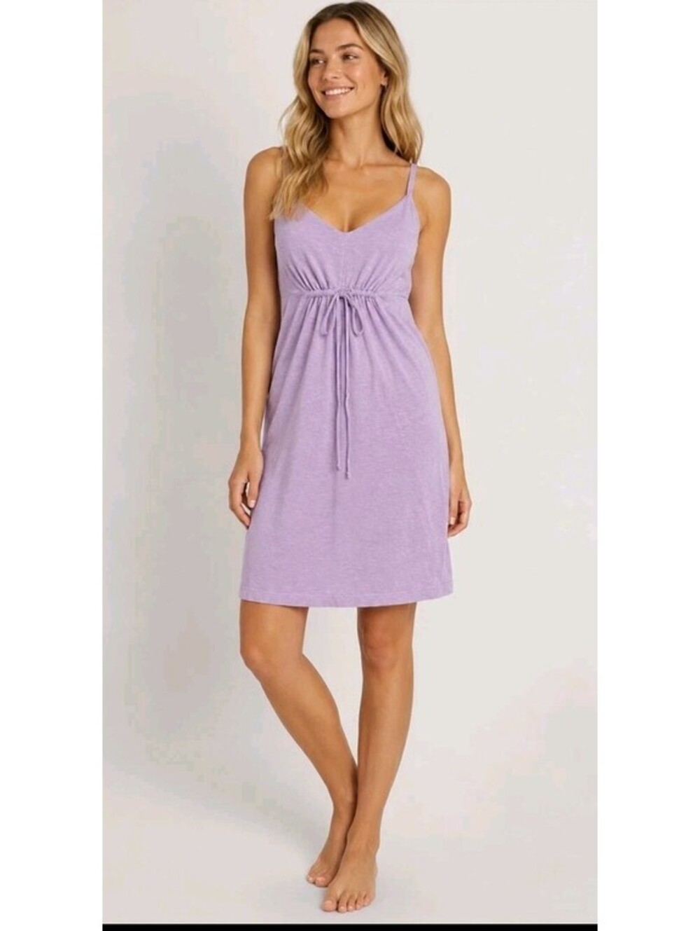 RELAX Tommy Bahama Women's Dress Size S Lavender Adjustable Straps Ruched #CB3